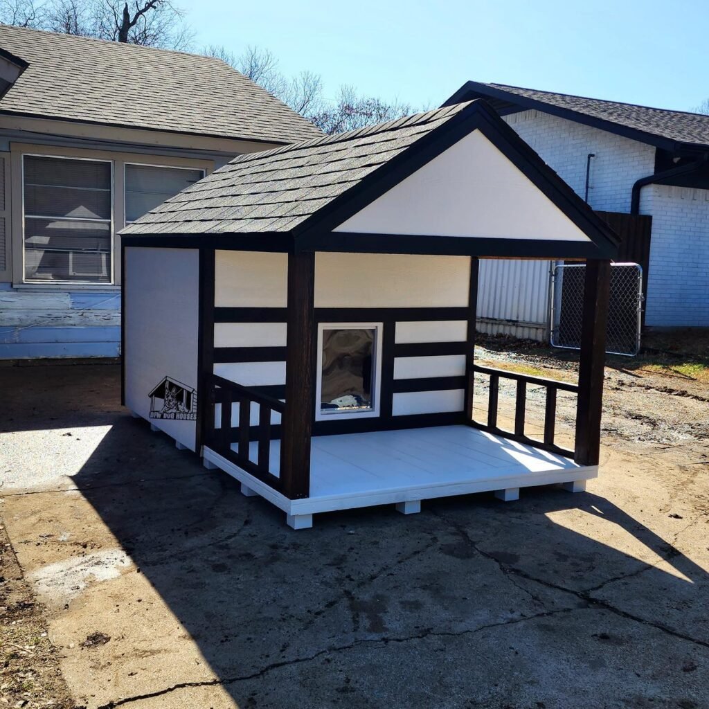 Farmhouse Dog Cabin