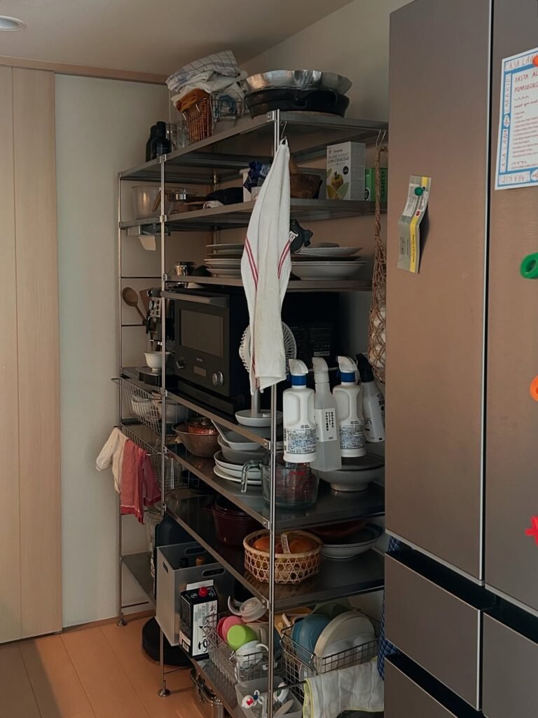 Freestanding Metal Shelf