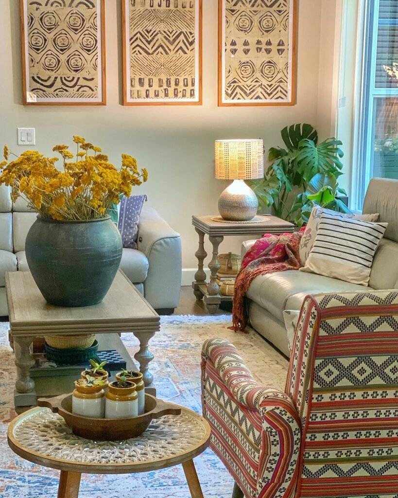 Global Pattern Living Room