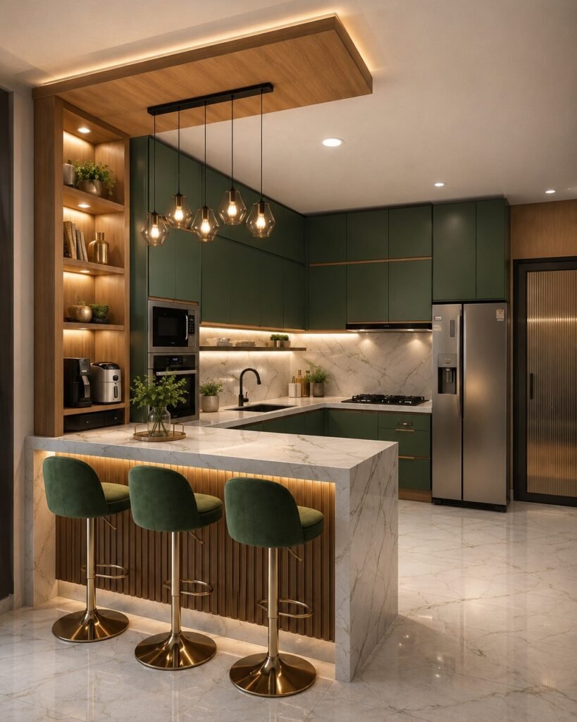 Green And Wood Glow