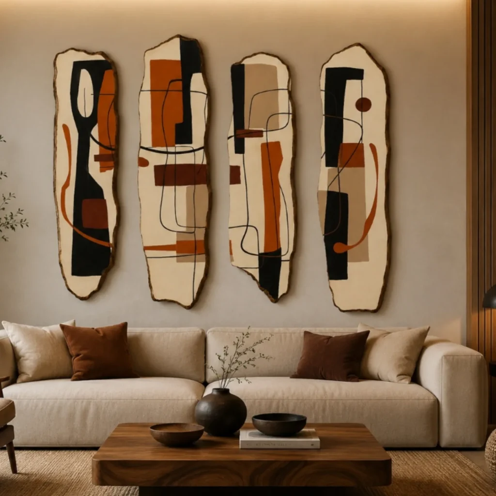 Irregular Abstract Wall Panels