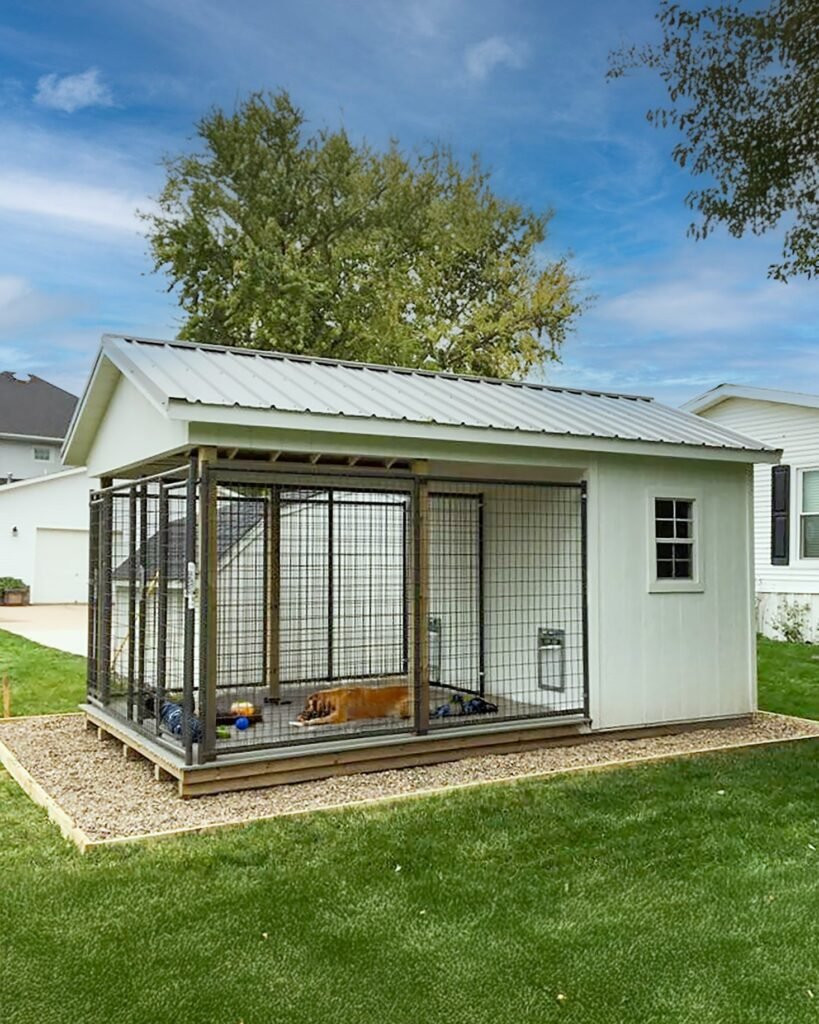 Large Covered Dog Run