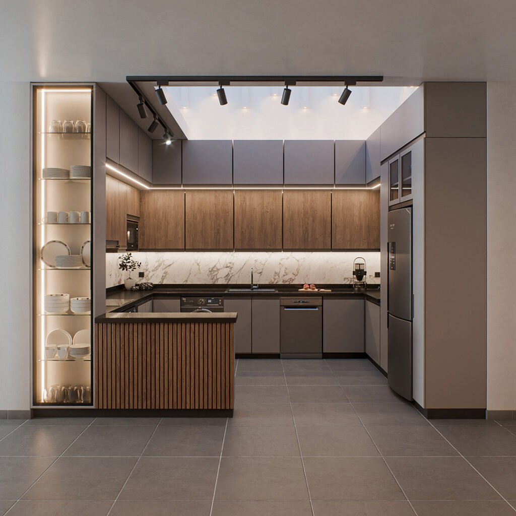 Mixed Wood And Gray