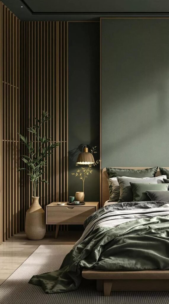Modern Green And Wood