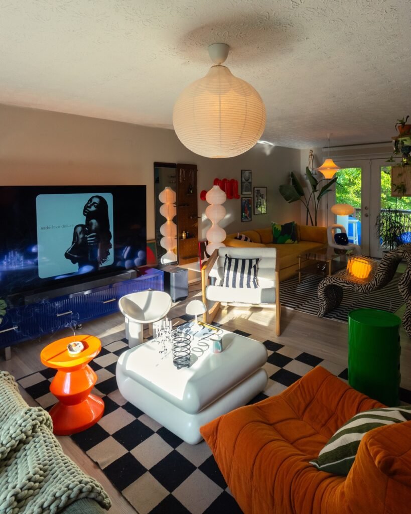 Moody Playful Media Room