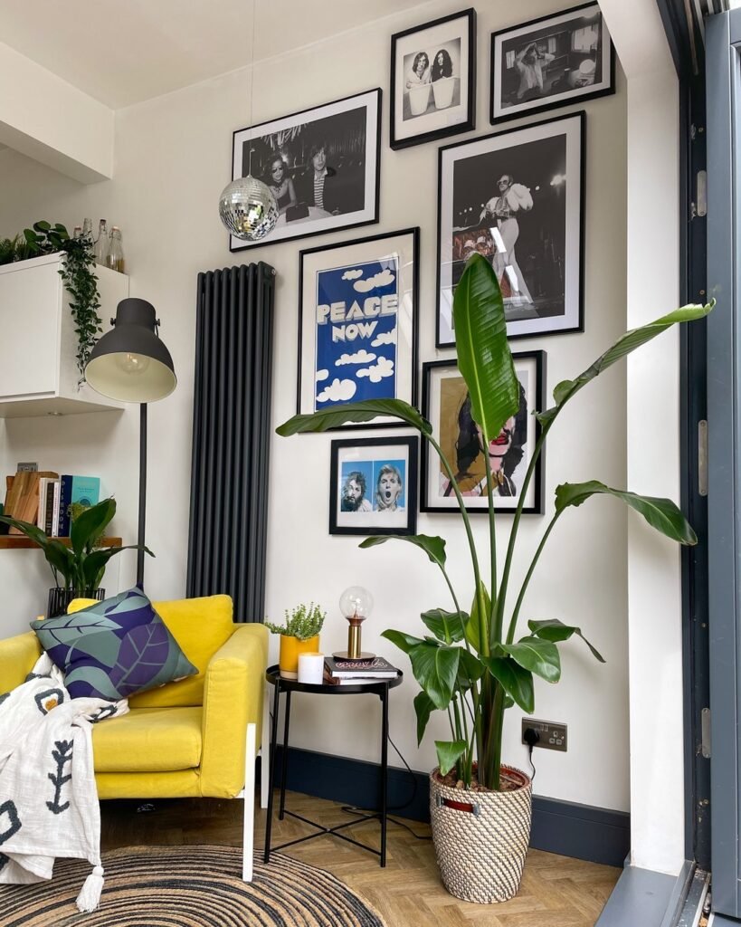 Music-Inspired Corner Wall