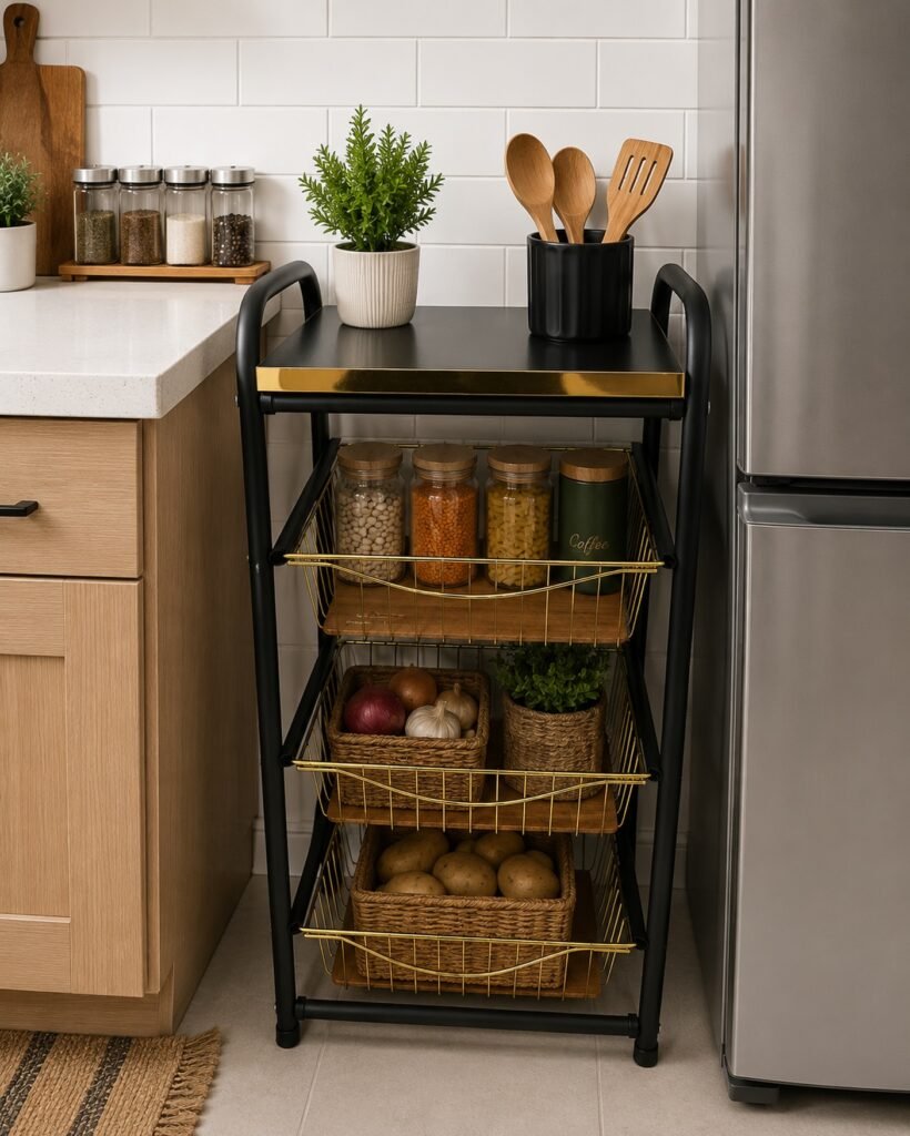 Narrow Produce Cart