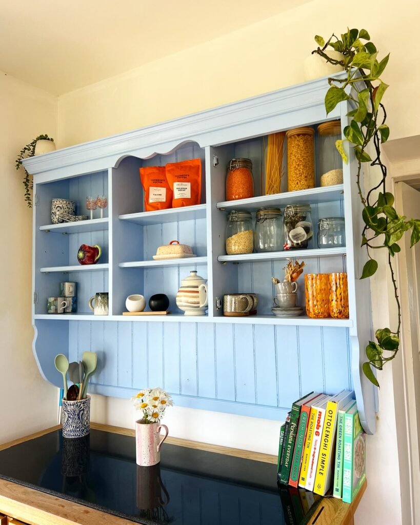 Painted Wall Cabinet Shelves