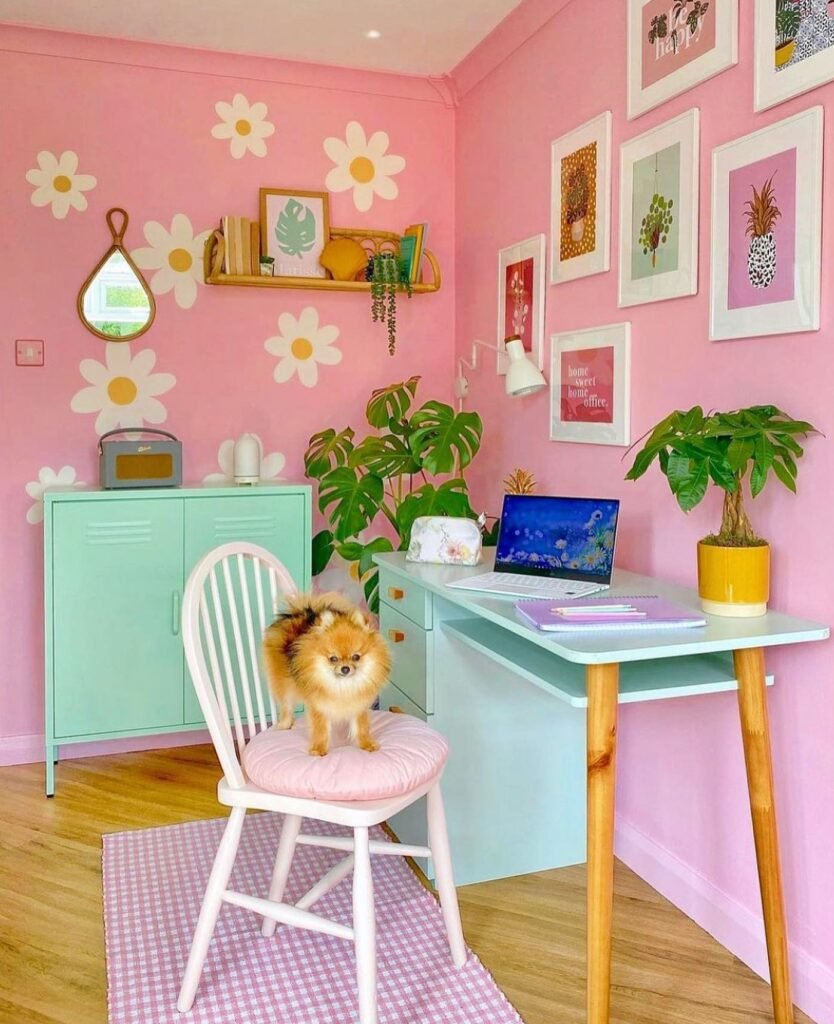 Pastel Home Office