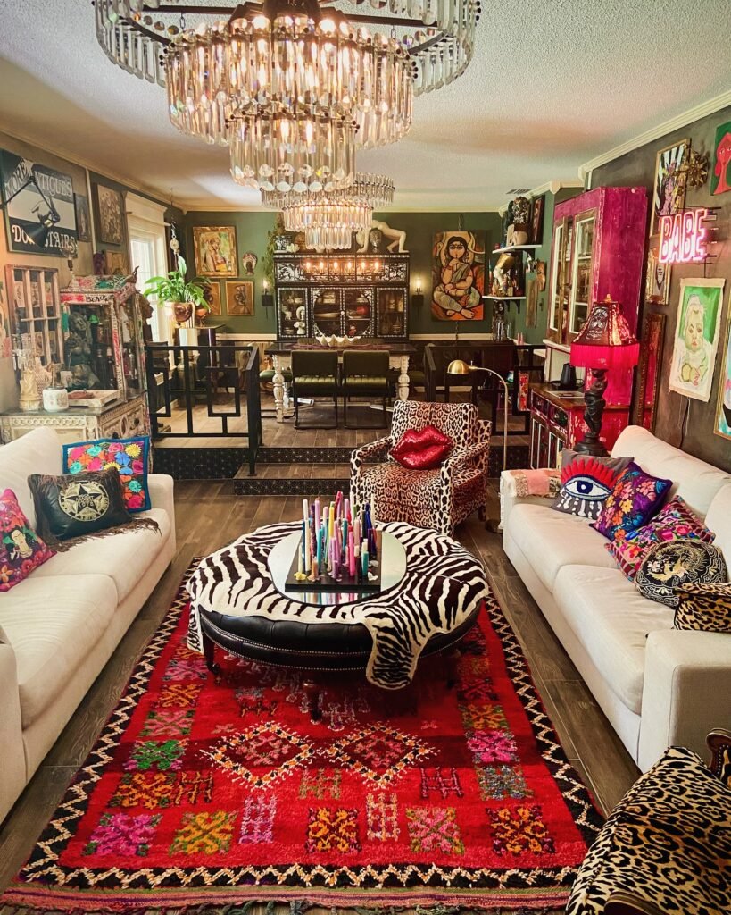 Patterned Rug Statement