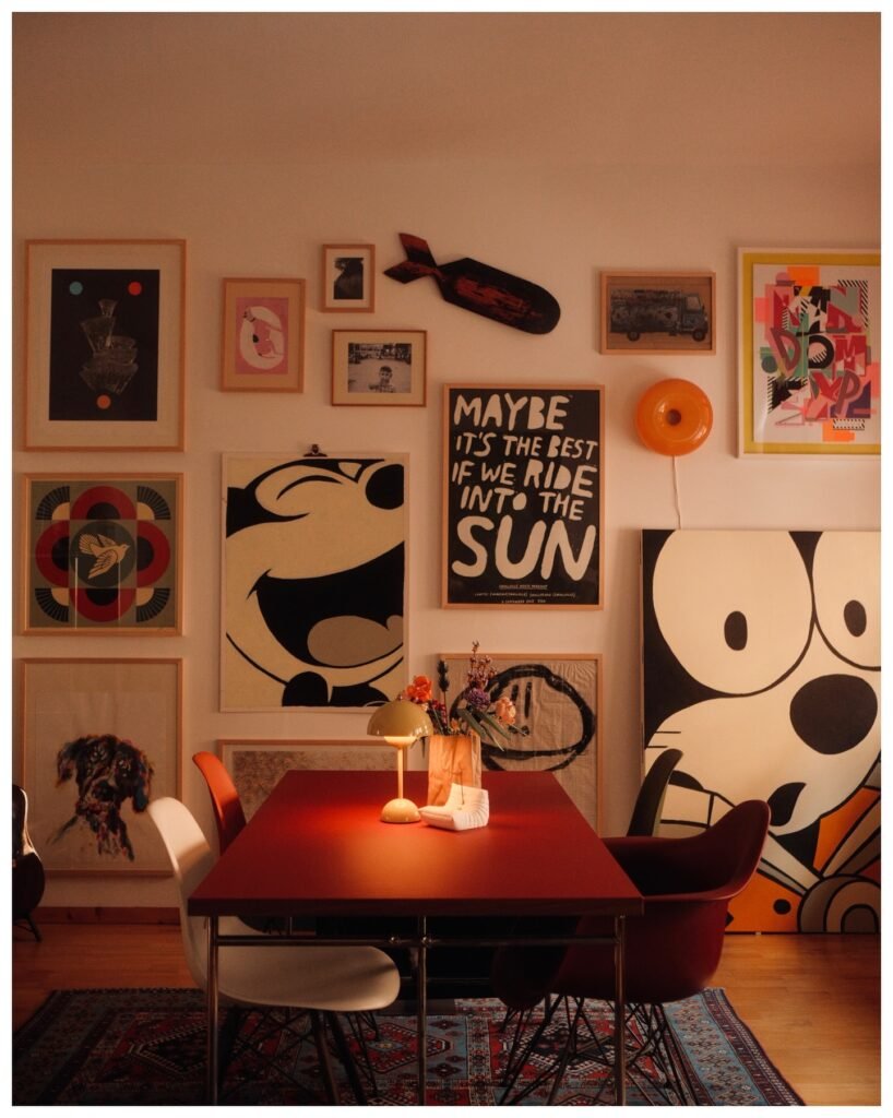 Playful Dining Room Wall