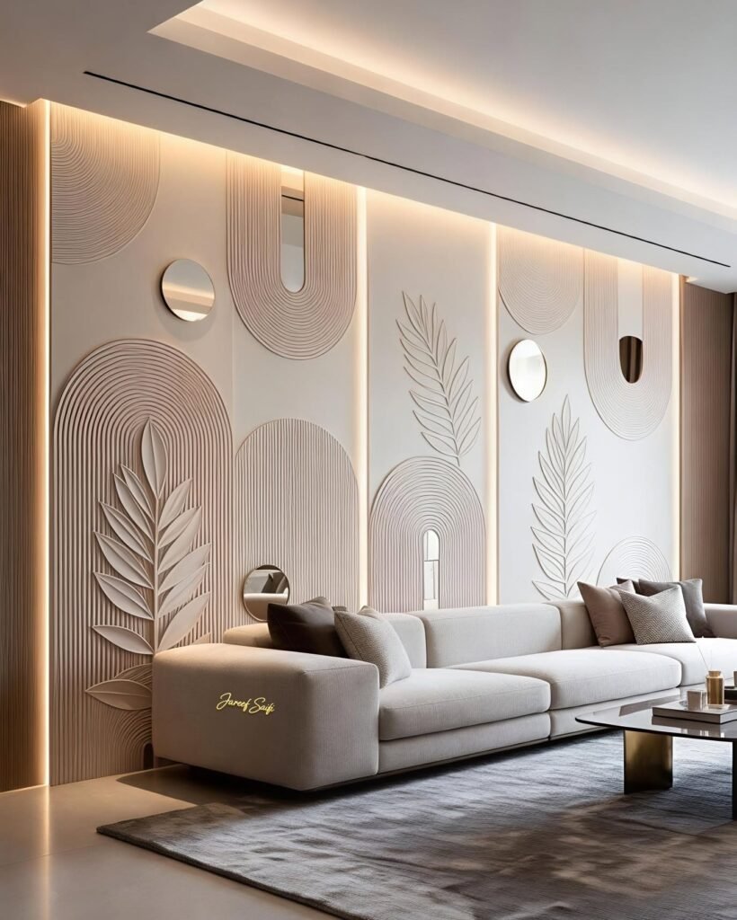 Sculpted Linear Wall Panels