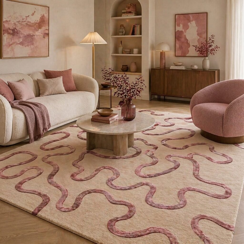 Soft Pink Linework