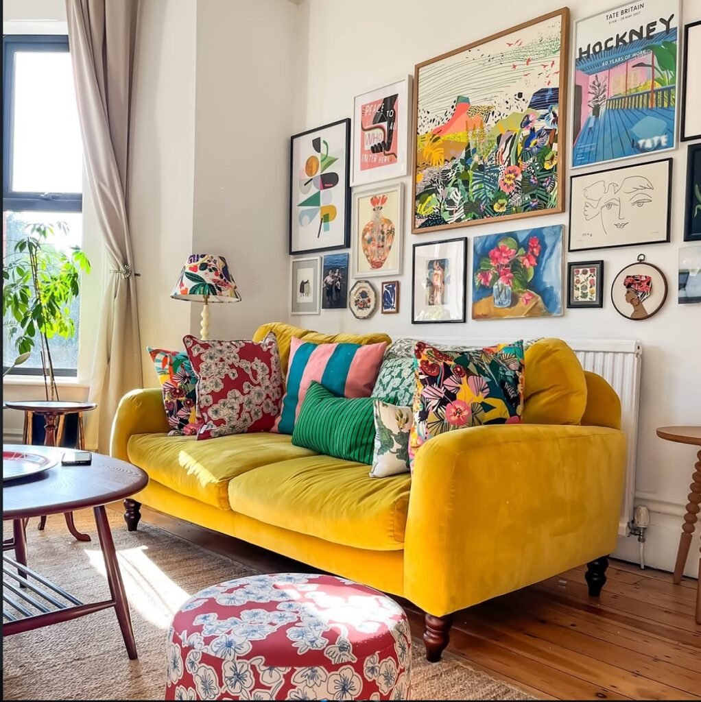 Sunny Yellow Sofa