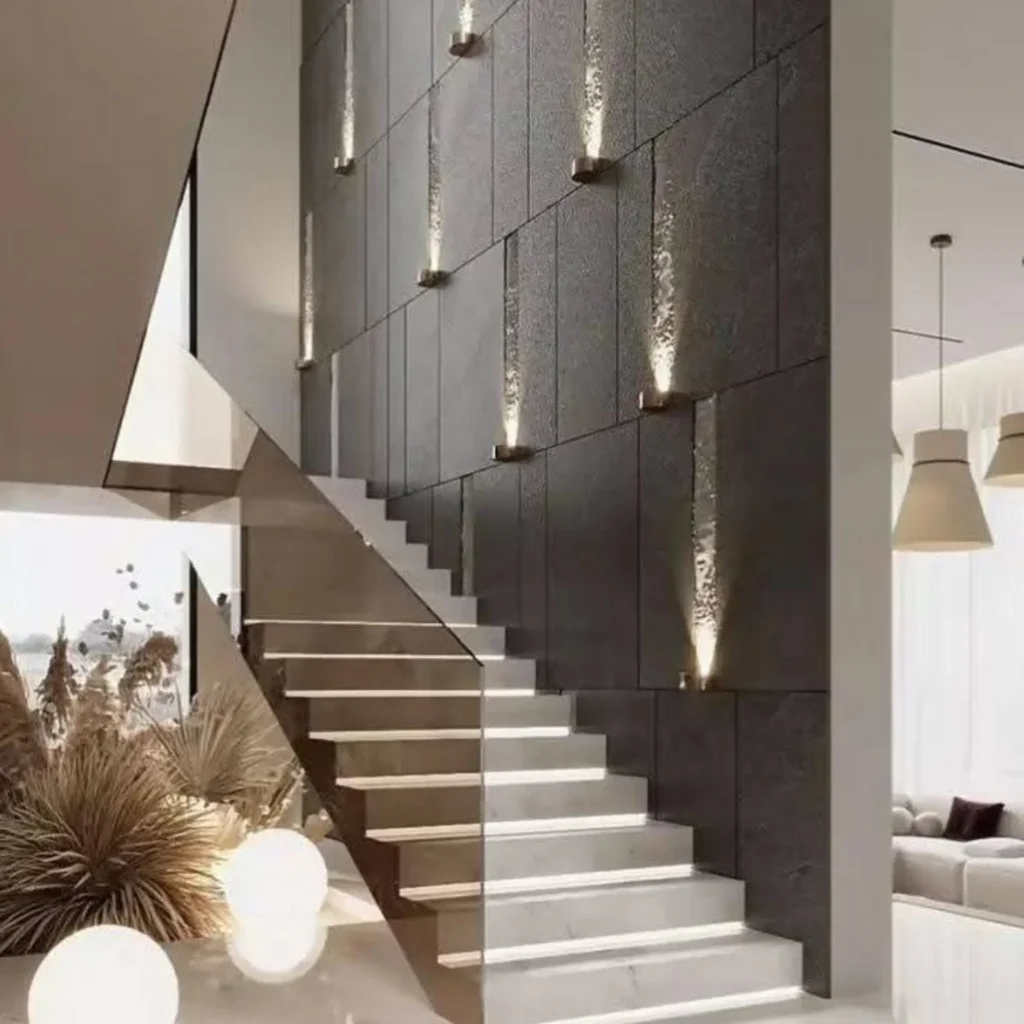 Use Textured Dark Panels