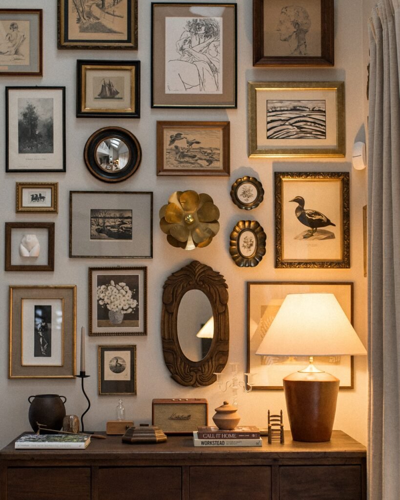 Vintage Salon Wall