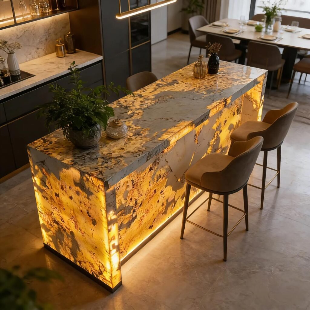Warm Backlit Stone Island