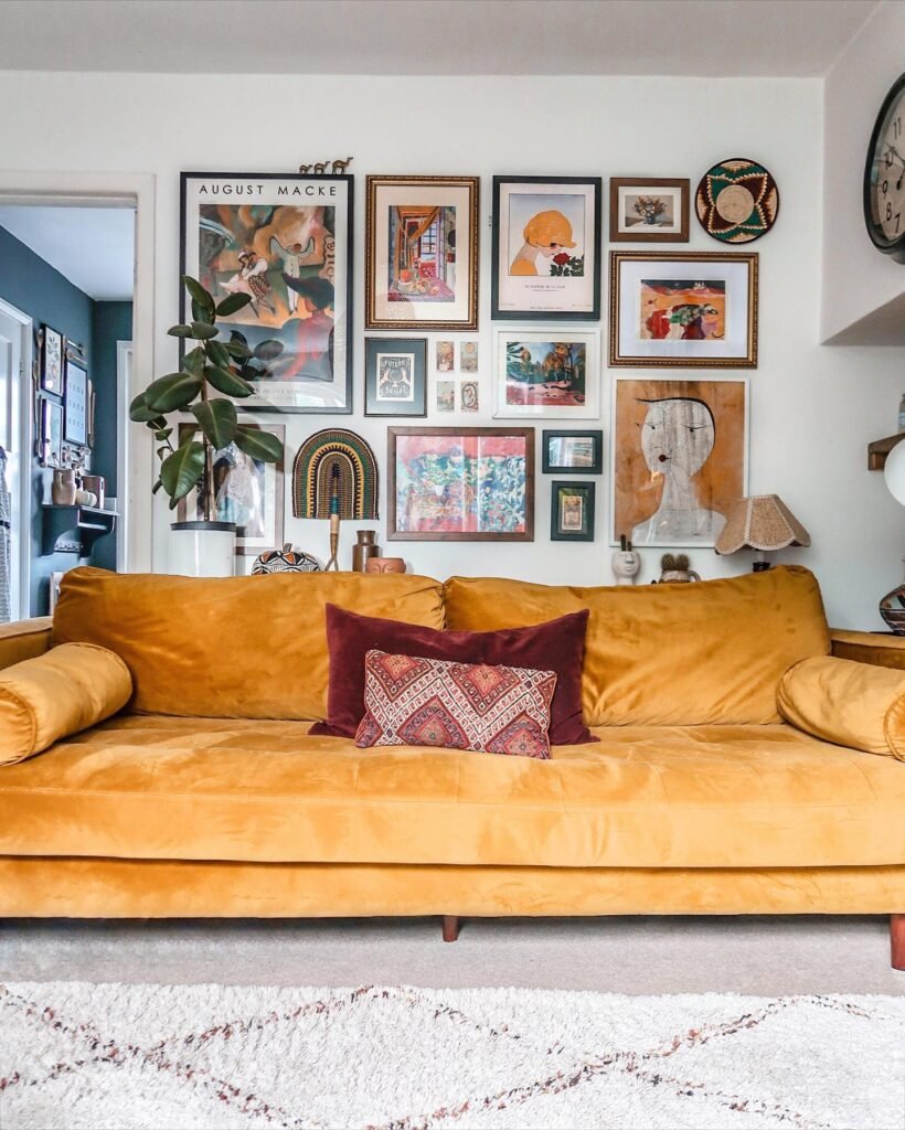 Warm Collected Sofa Wall