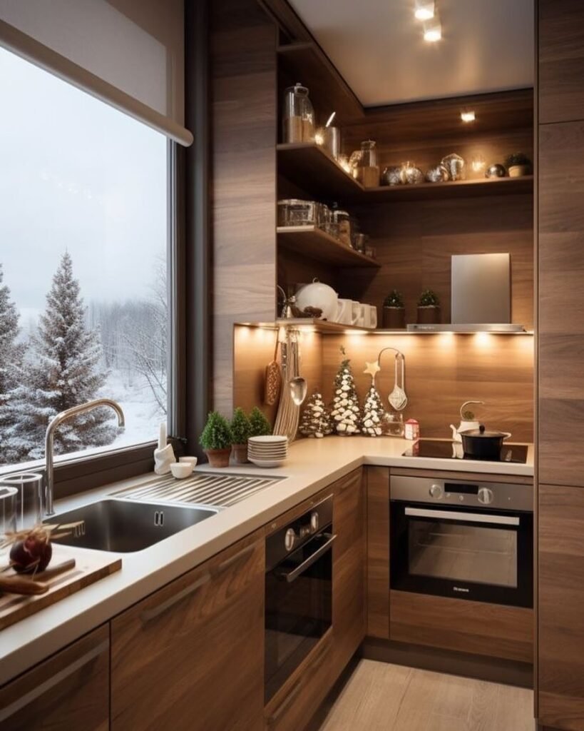 Warm Wood Corner
