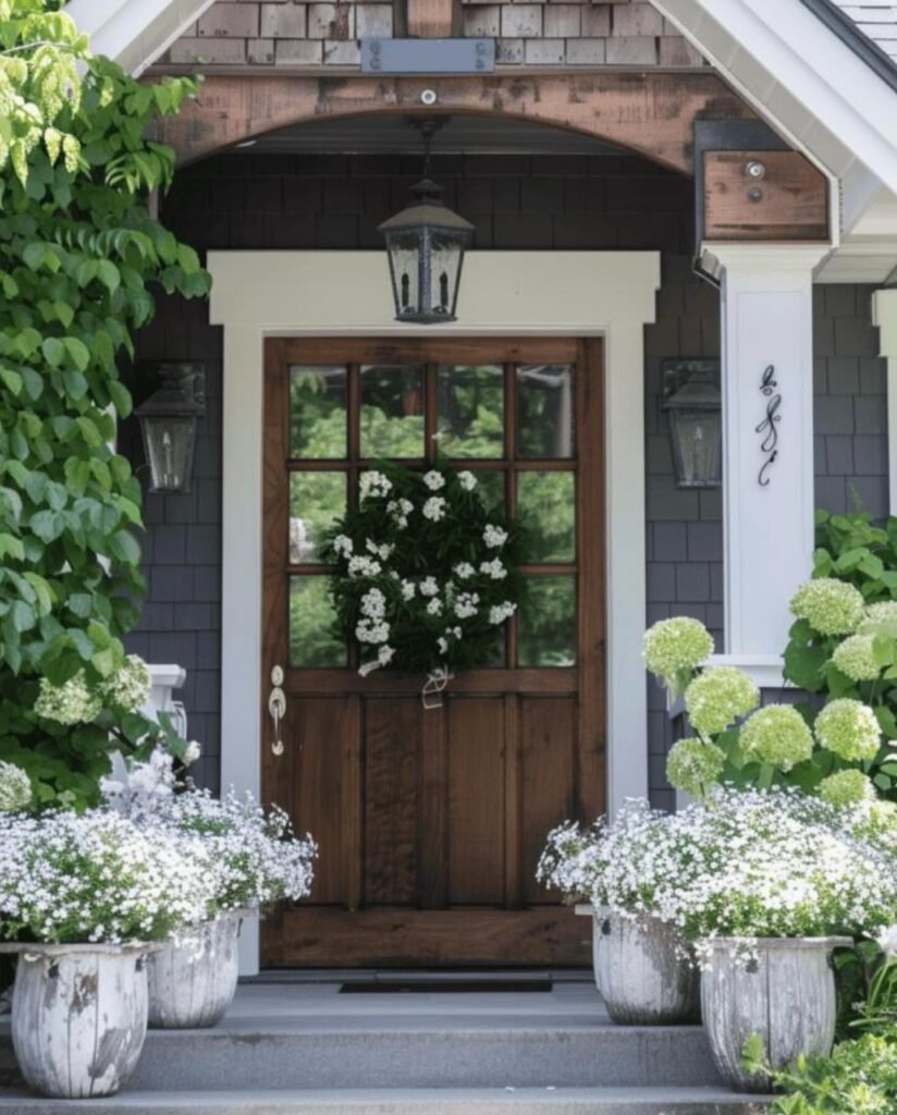 Add Oversized White Planters