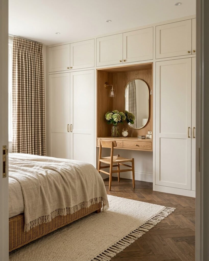Built In Dressing Nook