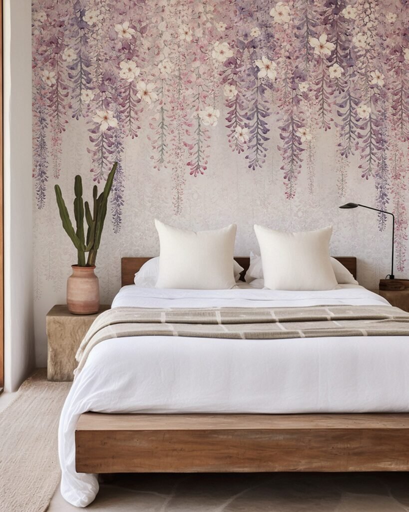 Cascading Wisteria Bedroom Accent