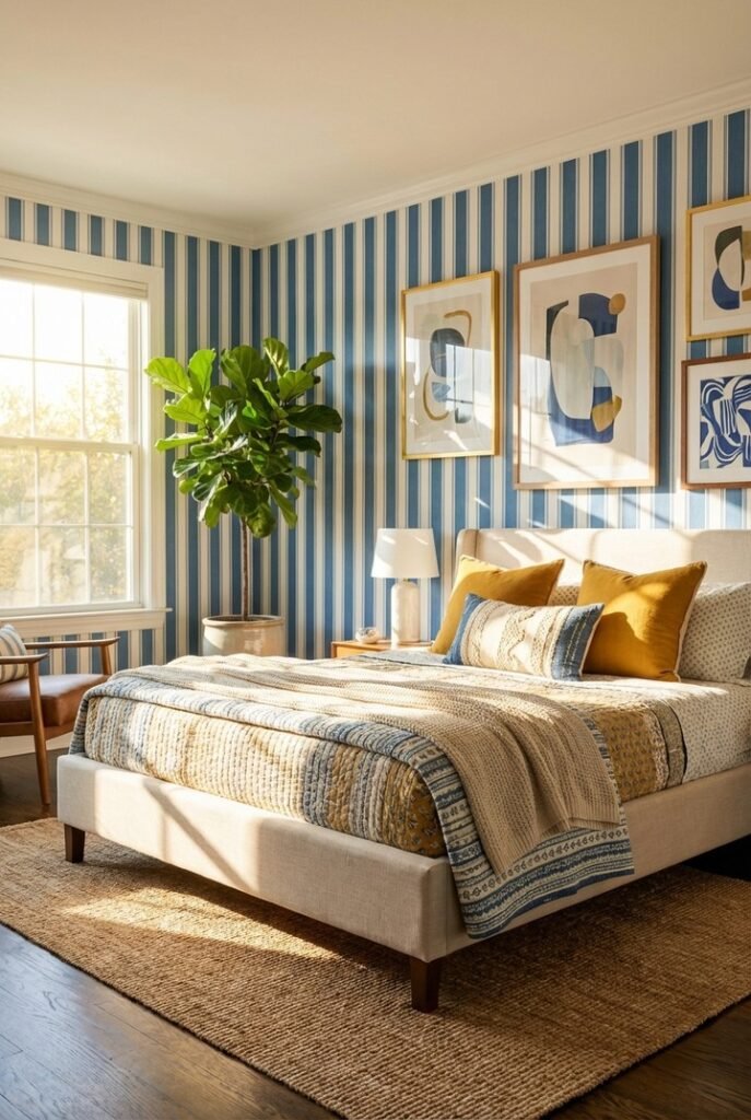 Choose Classic Blue Stripes
