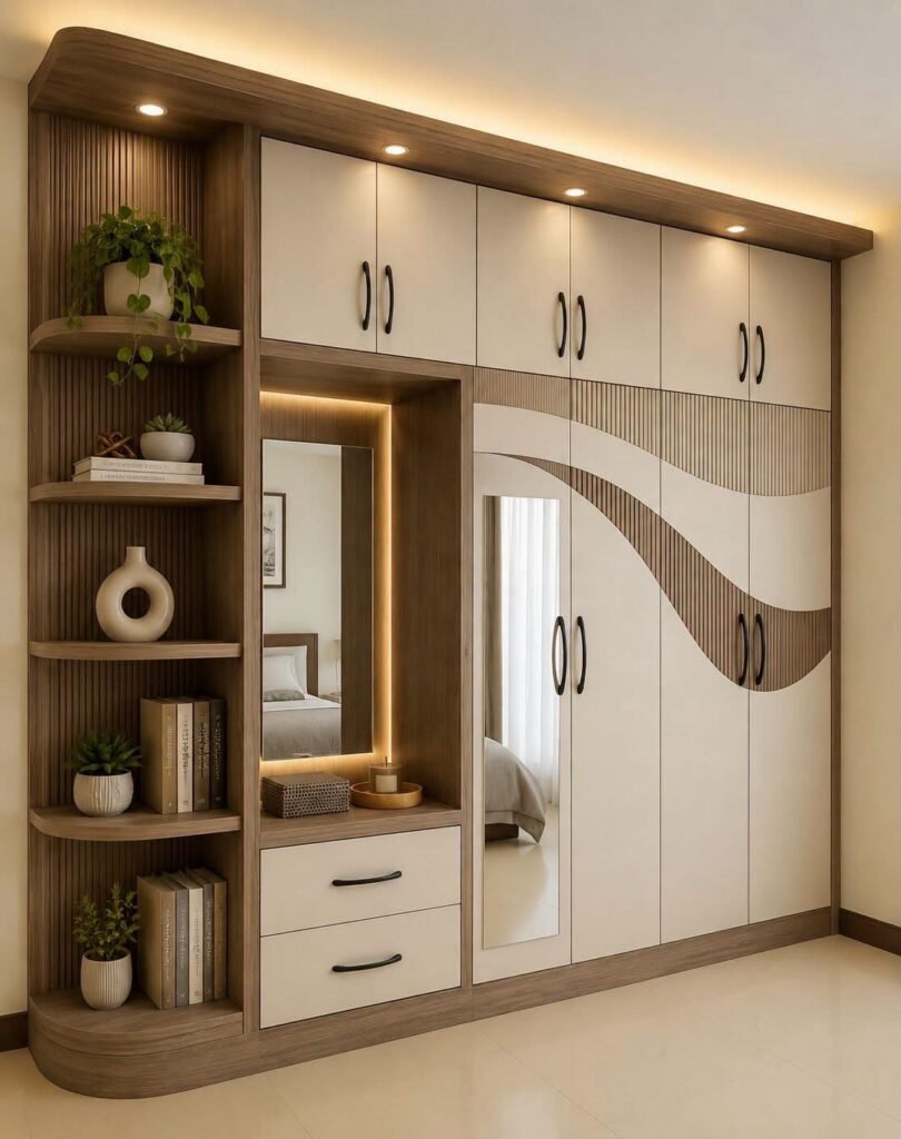  Curved Corner Wardrobe