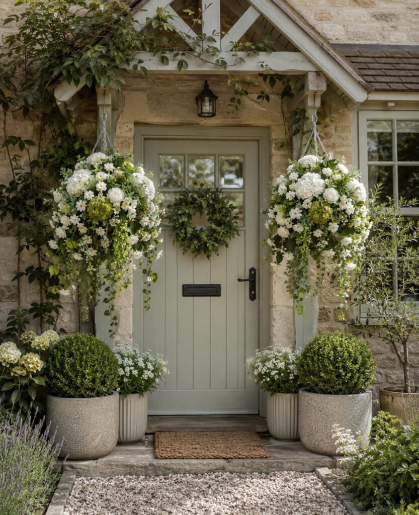 Hang Matching Flower Baskets