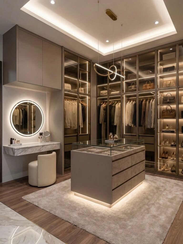 Island And Vanity Combination
