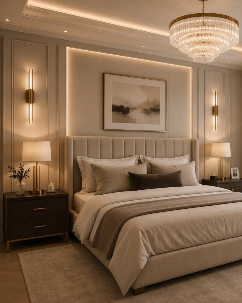 Layer Elegant Bedroom Lighting