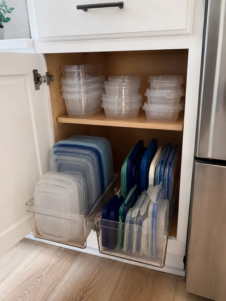 Separate Food Containers and Lids