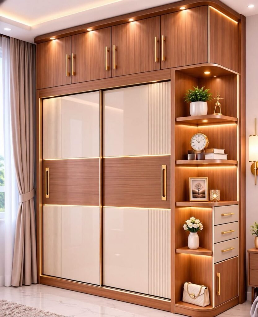  Sliding Wardrobe With Shelves