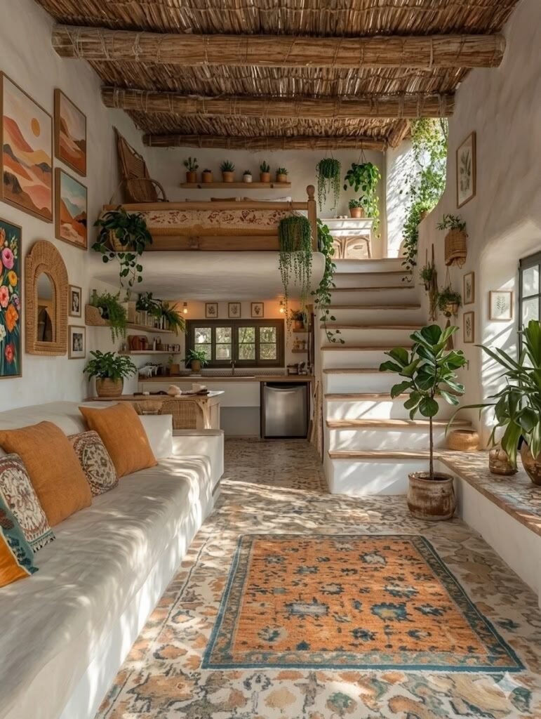 Small Farmhouse Loft Living