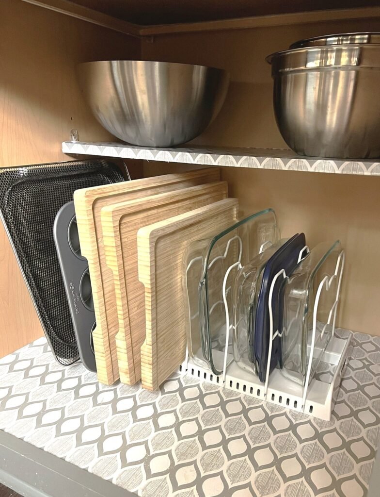 Store Baking Sheets Upright