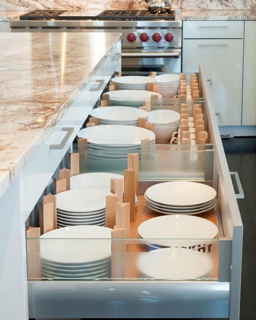 Store Daily Dishes Near the Dishwasher
