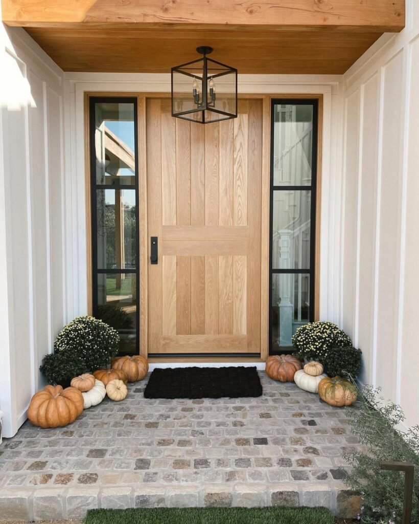 Style a Natural Wood Door