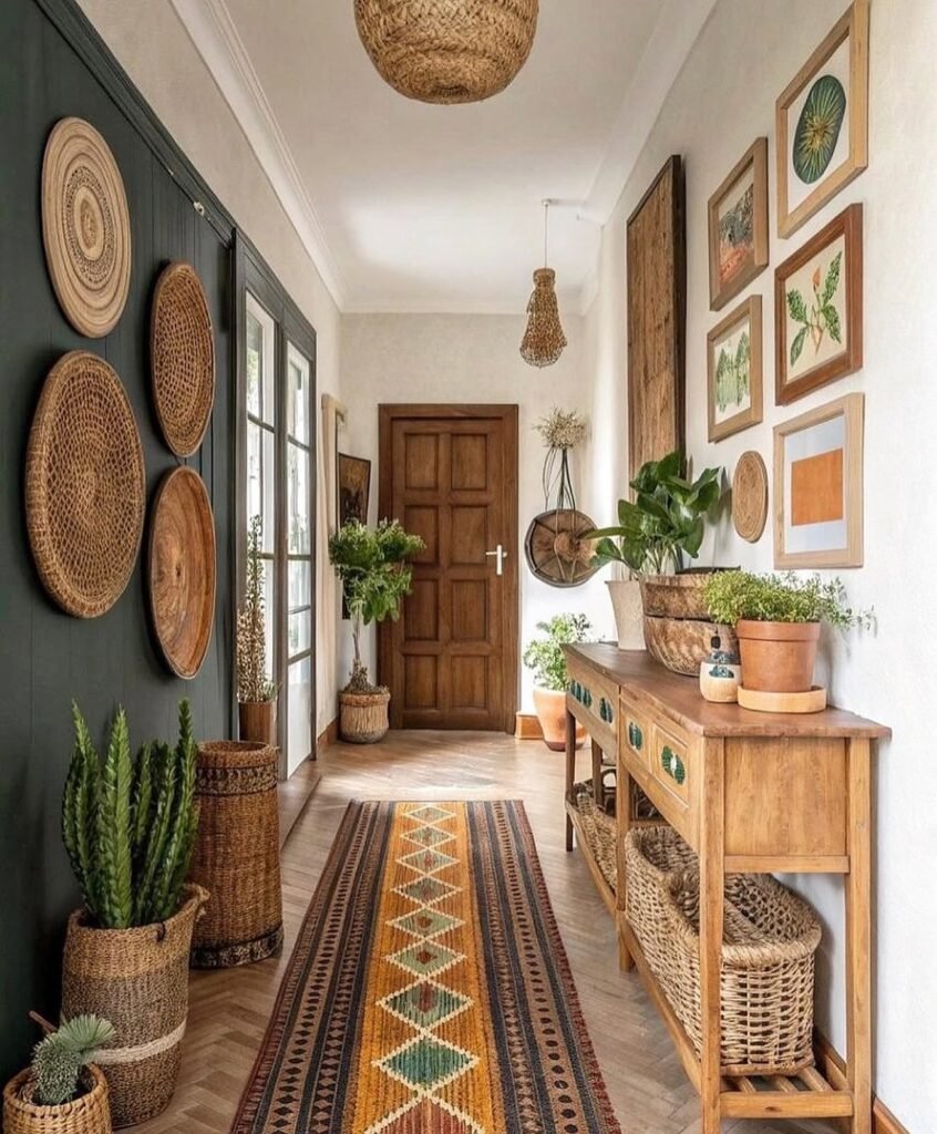 Style a Woven Hallway
