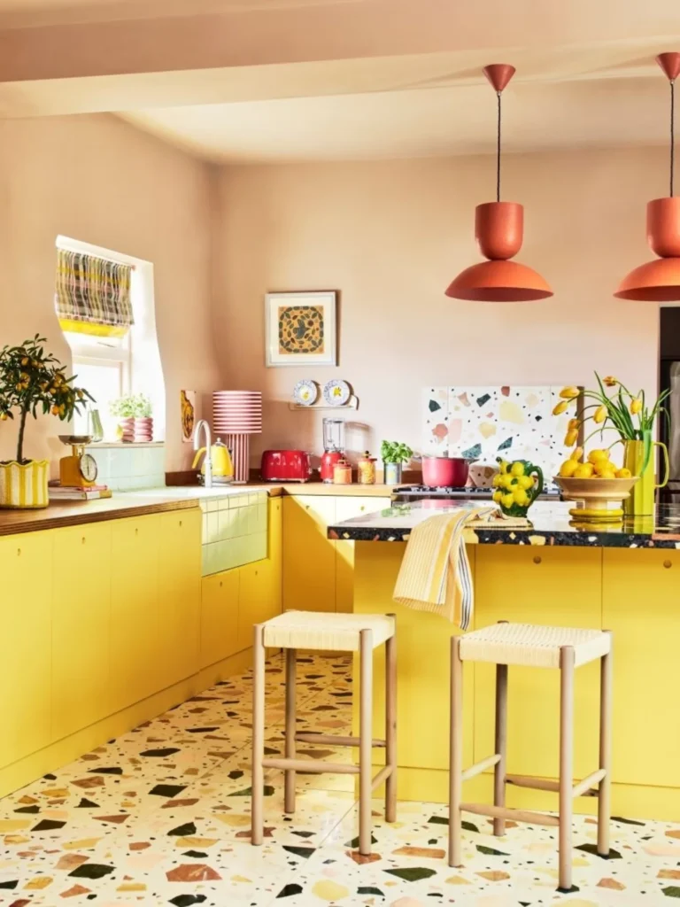 Sunny Yellow Cabinets