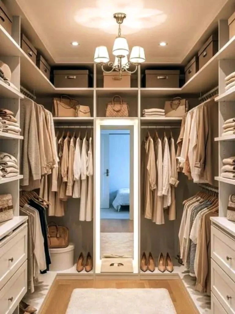 Symmetrical Narrow Closet