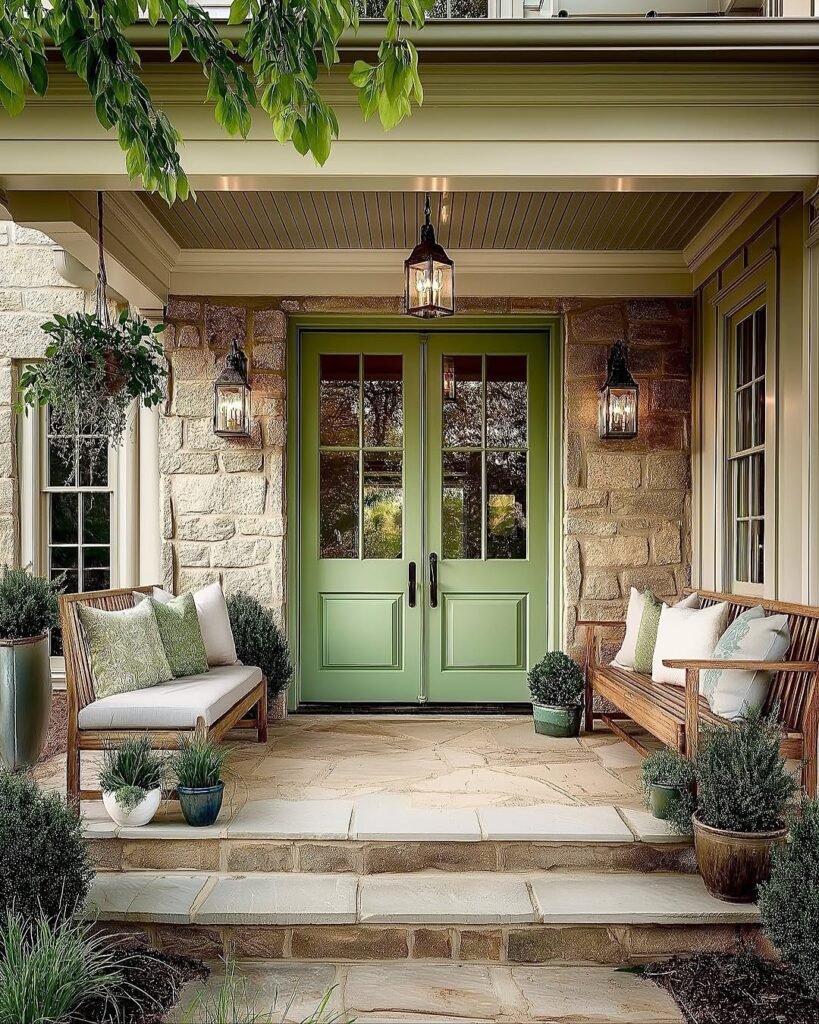 Use Balanced Porch Seating