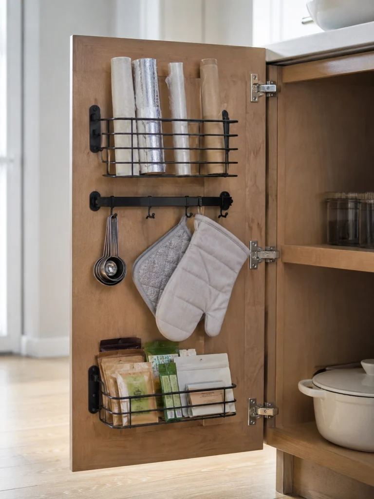 Use the Inside of Cabinet Doors