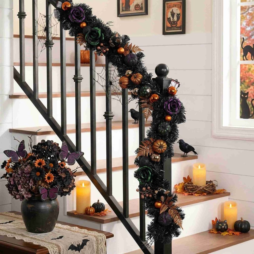 Black Garland Rail