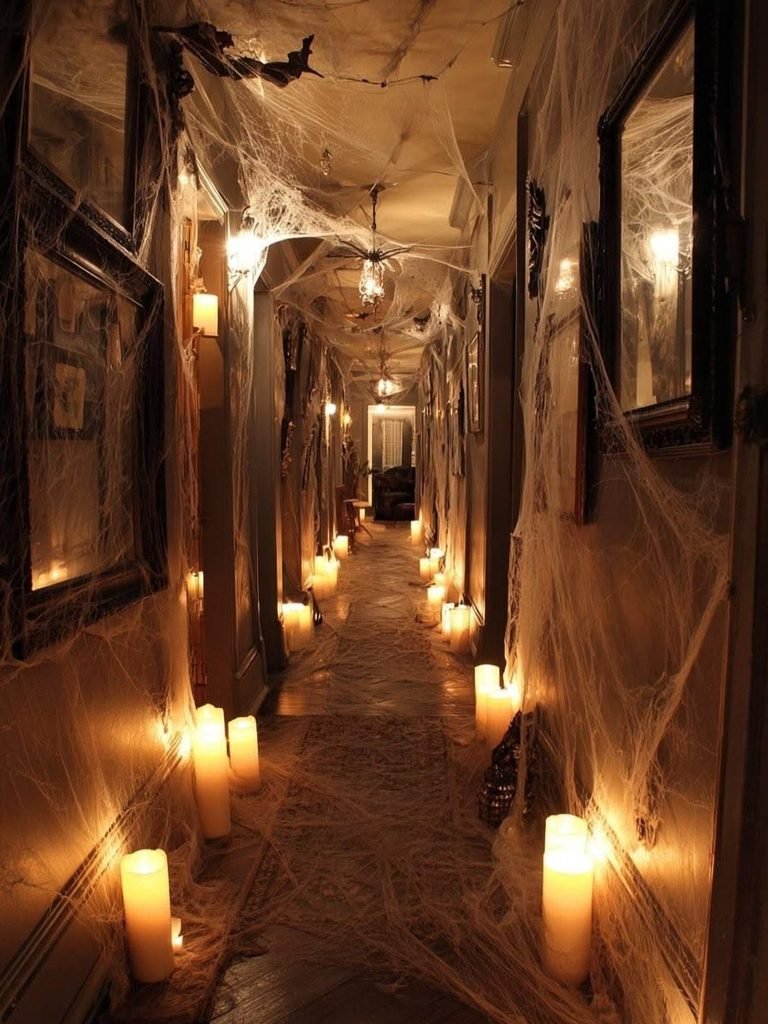 Candlelit Hallway