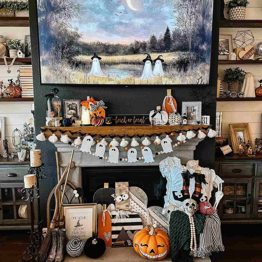 Double Ghost Garland