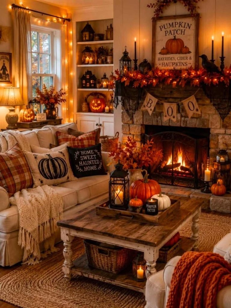 Halloween Living Room Decor