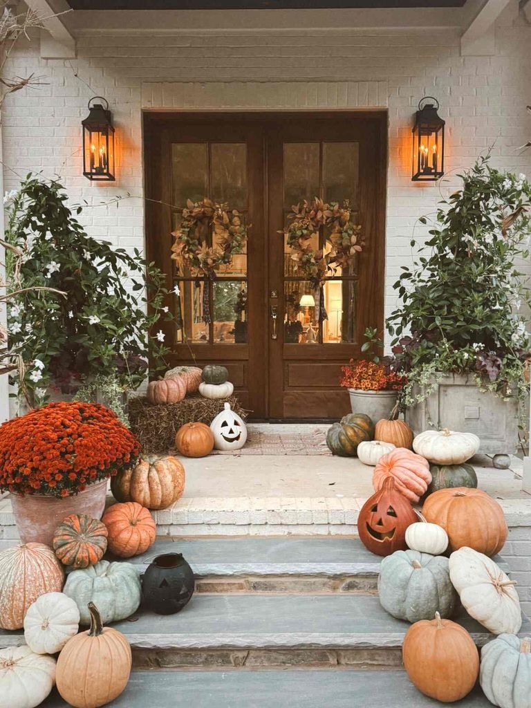 Heirloom Pumpkin Steps