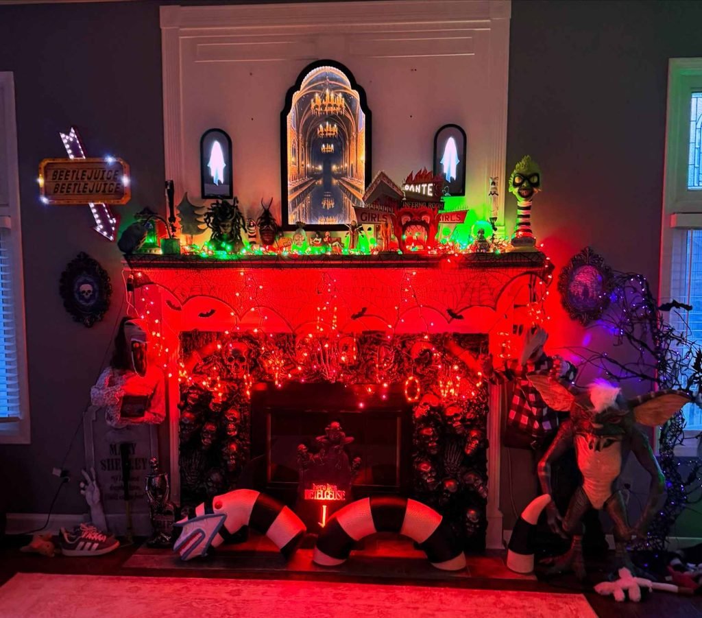 Movie Night Mantel