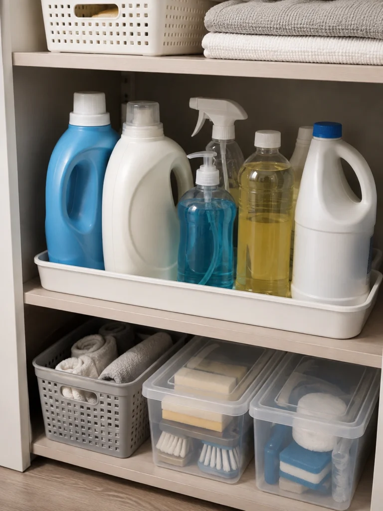 Place Liquids on Washable Trays