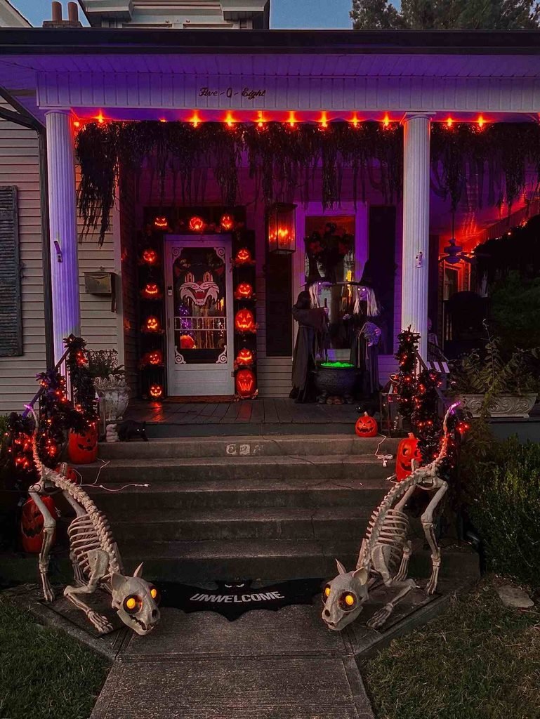 Purple and Orange Glow